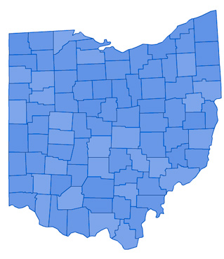 Ricks Electric Service Area - All of Ohio